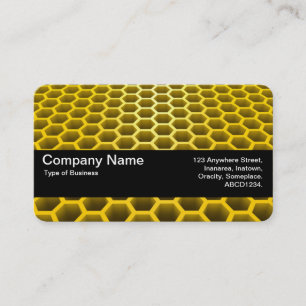 Carte De Visite Bande de texture V2 - Ambre en perspective de peig