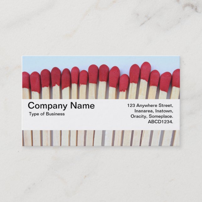 Carte De Visite Bande de texture V2 - Correspondances 03 (Devant)