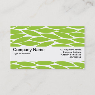 Carte De Visite Bande de texture V2 - Feuilles Abstraits - Martian