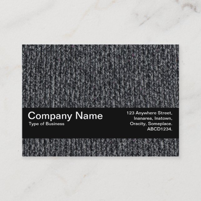 Carte De Visite Bande de texture V2 - Jumper laineux 02 (Devant)