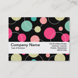 Carte De Visite Bande de texture V2 - Spots et cercles 150816