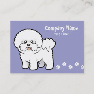 Carte De Visite Bande dessinée Bichon Frise