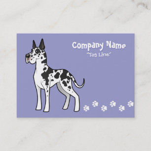 Carte De Visite Bande dessinée great dane