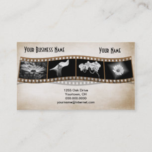 Carte De Visite Bande du film photo