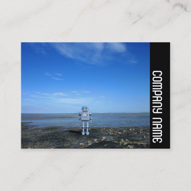 Carte De Visite Bande latérale - À côté de la mer (Devant)