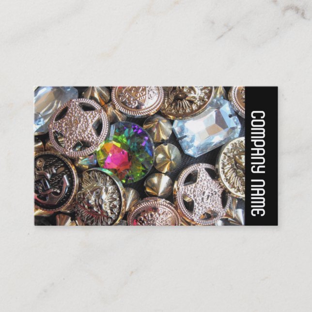 Carte De Visite Bande latérale - Boule du marché aux puces (Devant)