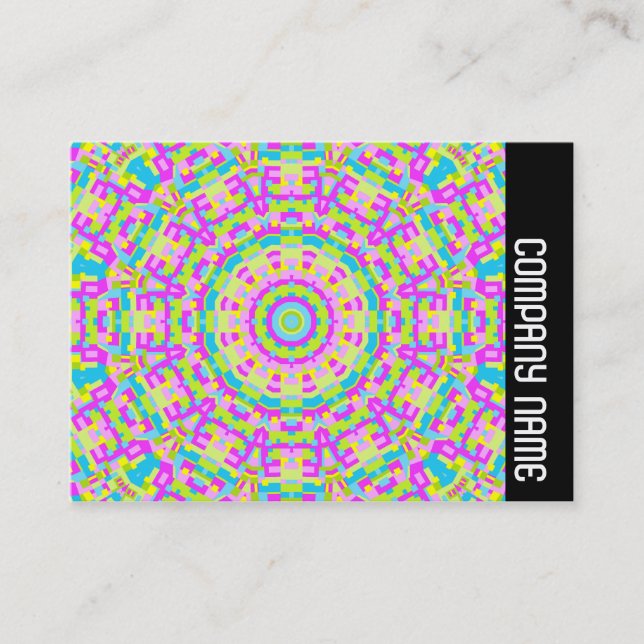 Carte De Visite Bande latérale - Kaleidoscope coloré 03 (Devant)