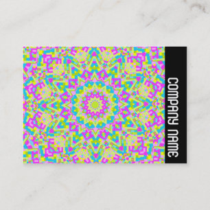 Carte De Visite Bande latérale - Kaleidoscope coloré 07