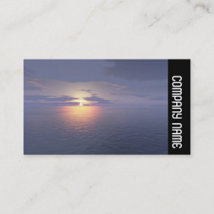 Carte De Visite Bande latérale - lever/coucher de soleil