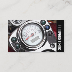 Carte De Visite Bande latérale - Motorcycle Speedometer