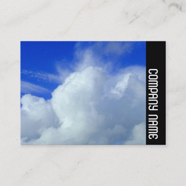Carte De Visite Bande latérale - Nuages (Devant)
