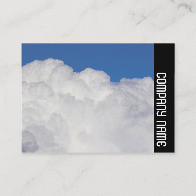 Carte De Visite Bande latérale - Nuages cumulés (Devant)