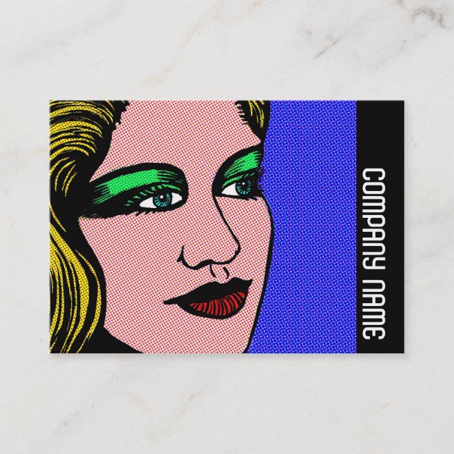 Carte De Visite Bande latérale - Pop Girl (Devant)