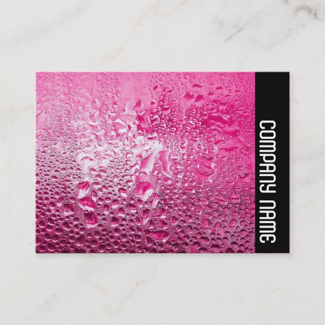 Carte De Visite Bande latérale - Rose vapeur (Devant)
