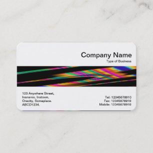 Carte De Visite Bande moyenne - Bandes de couleurs