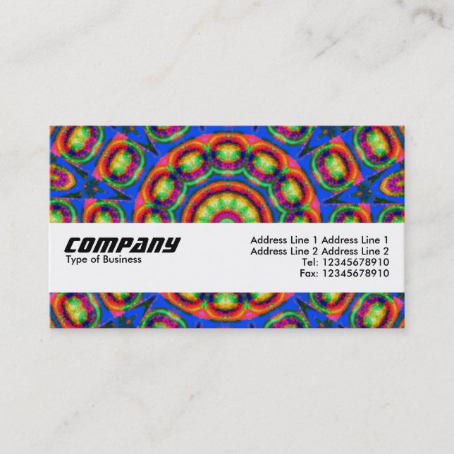 Carte De Visite Bande Texture - Banana Surprise (Devant)