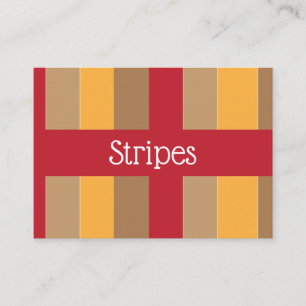 Carte De Visite Bandes verticales colorées