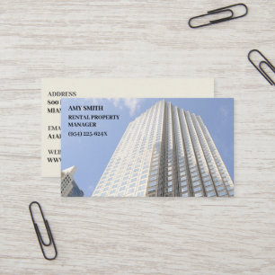Carte De Visite Banquier immobilier/financier