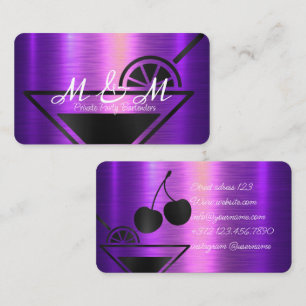 Carte De Visite Bar De Fête Privé Pour Votre Événement Spécial