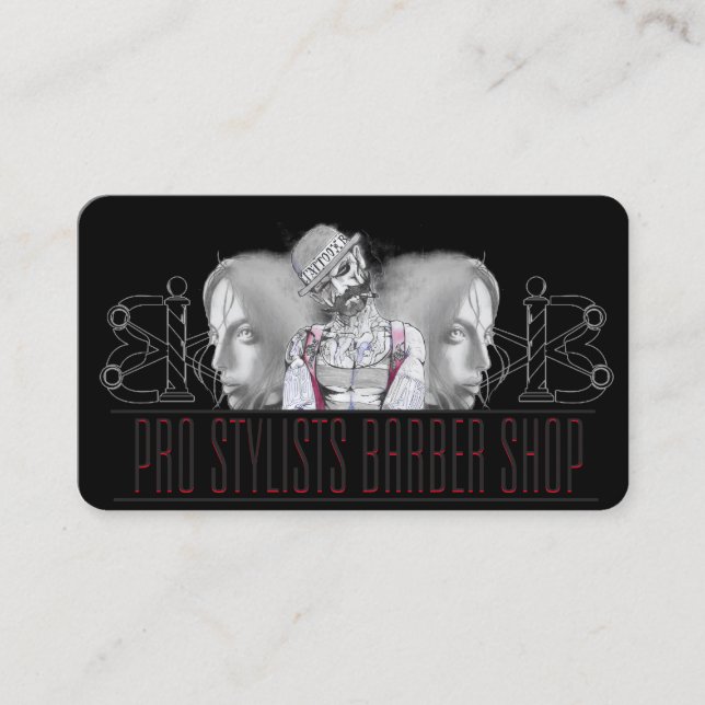 carte de visite barbare (Devant)