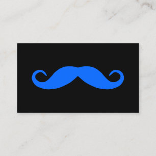 Carte De Visite Barbe À Choix De Couleur Sur Fond Noir