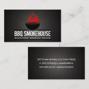 Carte De Visite Barbecue Grill   Cuisine