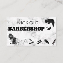 Barber Hair Stlist luxe moderne en marbre