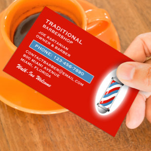 Carte de visite Barbershop