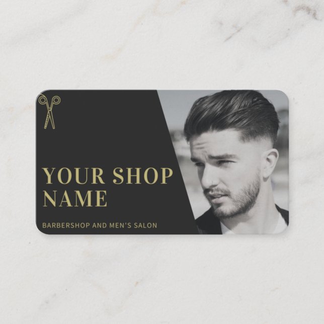 Carte de visite Barbershop (Devant)