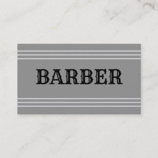 Carte de visite barbier