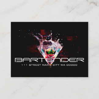 Carte De Visite Barman