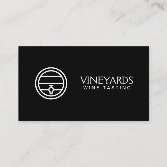 Carte De Visite Barre à vin (Devant)