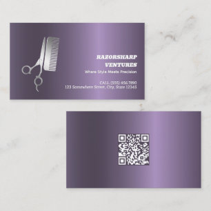 Carte De Visite Barre personnalisée QR