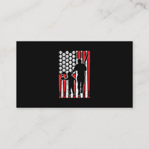 Carte De Visite Baseball Matching Papa & Son Fars Day Baseball