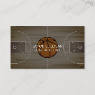 Carte De Visite Basket-ball entraîneur Scoutisme professionnel Spo