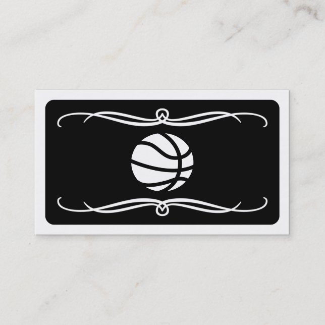 Carte De Visite basketball mod (personnalisable en couleur) (Devant)