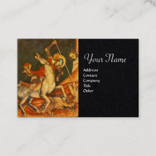 Carte De Visite Bataille de Saint George, Monogramme de dragon Liv