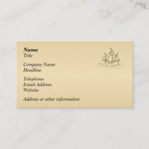 Carte De Visite Bateau de pirate