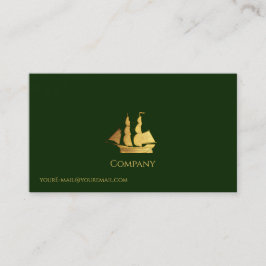 Carte De Visite Bateau Gold