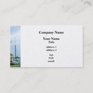 Carte De Visite Bateau Par Oyster Shack - Finition Platine