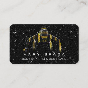 Carte De Visite Bâtiment du corps Forme fitness Sclupting Spark Go