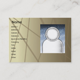 Carte De Visite Bâtons Brown - potelés