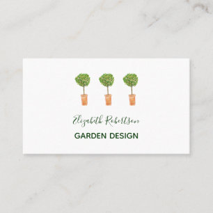 Carte De Visite Bay Tree Trio Jardin Design Paysage