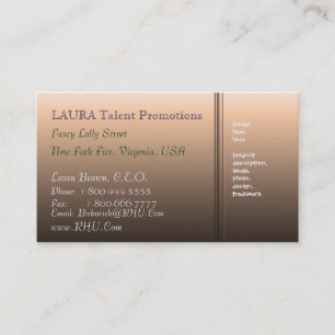 Carte De Visite BBB - Beauté Brown 3 de BAVERLY