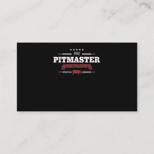 Carte De Visite BBQ   BBQ Pitmaster Faible Et Lent Est Une Manière