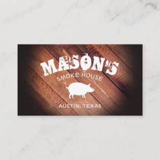 Carte De Visite BBQ / Bois