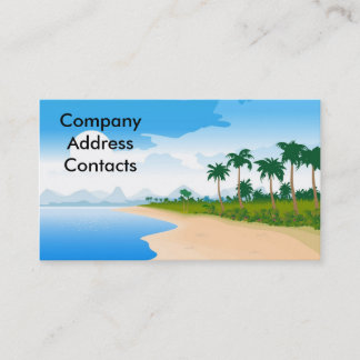 Carte De Visite beach_day, CompanyAddressContacts