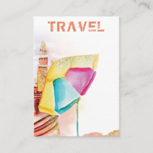 Carte De Visite *~* Beach Sand Sea Travel Tourisme Tourisme QR Bus