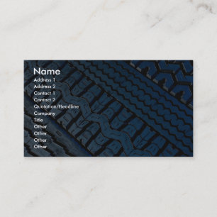 Carte De Visite Beau motif de bande de roulement de pneu