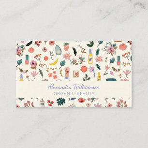 Carte De Visite Beauté biologique végétale sur mesure Soins de la 